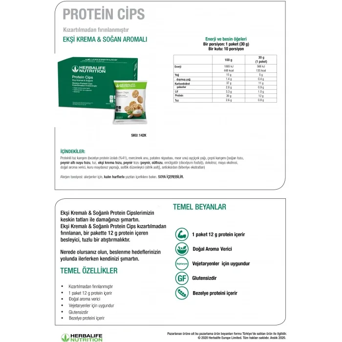Ekşi Kremalı & Soğanlı Protein Cips, görsel 2